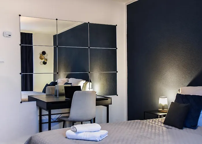 Deluxe! Hbf-naehe Mit Kingsize-bett, 65 M2 Apartamento *